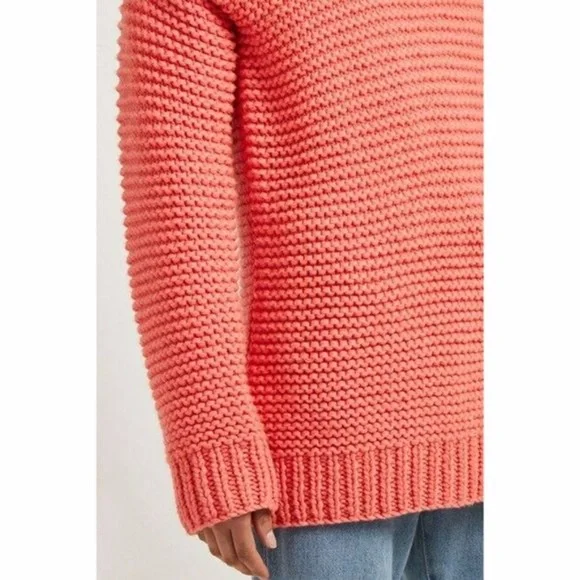 French Connection Neve Links Sweater S High neck - Picture 4 of 12